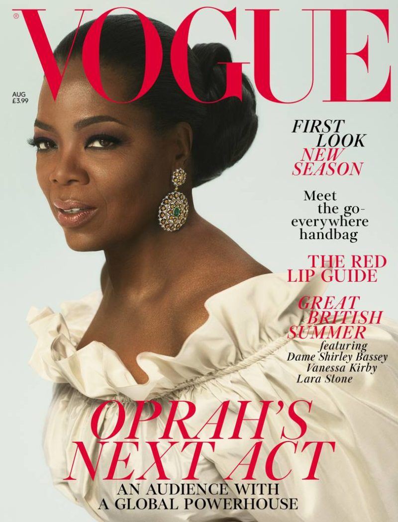 Oprah Winfrey is Doing the Damn thing on British Vogue Cover Queen moremi