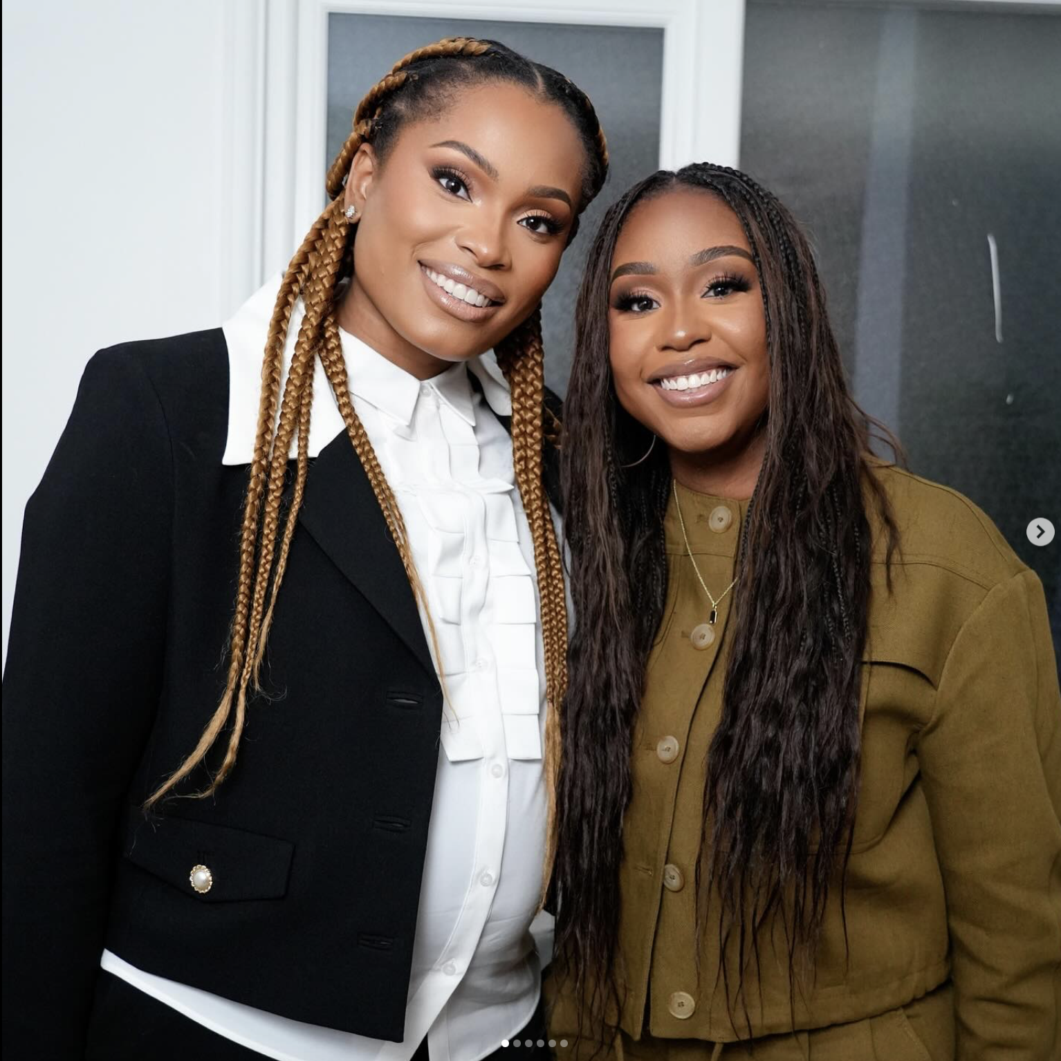 Stephani Ike Okafor and Brenda Palmer at The gathering 2025