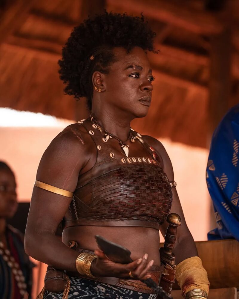 Viola Davis as General Nanisca in The woman King