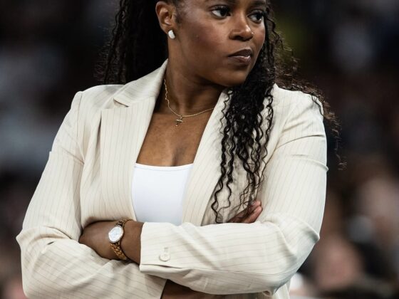 Rena Wakama celebrates D’Tigress AfroBasket victory in Abidjan.