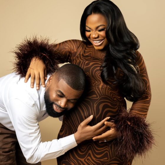 Mercy Chinwo and Pastor Blessed celebrate their second child and new song Onyeoma.