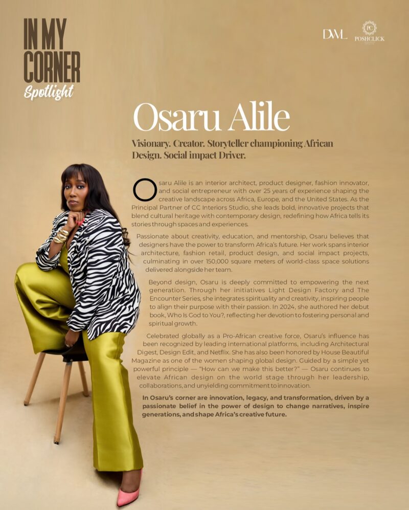 Portrait of Osaru Alile, spotlighted in the In My Corner campaign