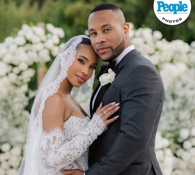 DeVon Franklin and Maria Castillo wedding in Malibu.