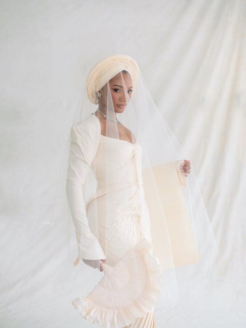 Temi Otedola in Miss Sohee couture outfit in Dubai