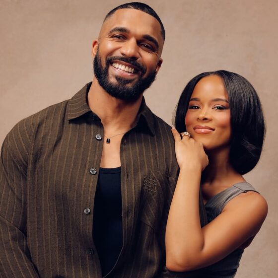 Serayah as Ruth and Tyler Lepley as Boaz from Ruth & Boaz movie